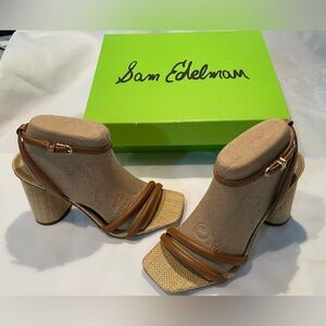 Sam Edelman's Iconic Kia Block Heeled Sandal (5.5)